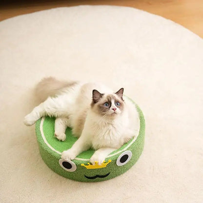 Corrugated Cat Scratcher Bed - Round Oval Claw Grinding Toy for Cats | Wear-Resistant Cat Nest Accessories